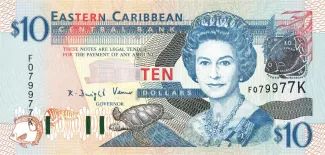 Eastern Caribbean States 10 Dollars, 2003 image