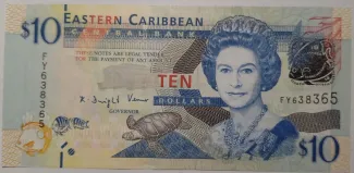 Eastern Caribbean States 10 Dollars, 2015 image