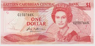 Eastern Caribbean States 1 Dollar, 1988 image