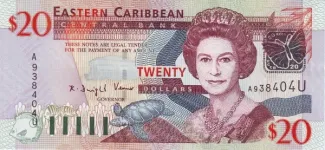 Eastern Caribbean States 20 Dollars, 2003 image