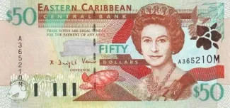 Eastern Caribbean States 50 Dollars, 2000 image