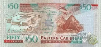 Eastern Caribbean States 50 Dollars, 2000 reverse