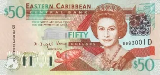 Eastern Caribbean States 50 Dollars, 2003 image