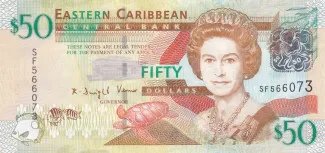 Eastern Caribbean States 50 Dollars, 2008 image