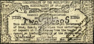 Eastern Samar 2 Pesos, 1943 image