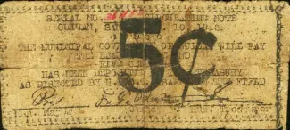 Eastern Samar 5 Centavos, 1942 image