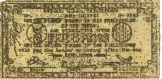Eastern Samar 5 Pesos, 1943 image