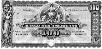 Ecuador 100 Sucres, 1920 image