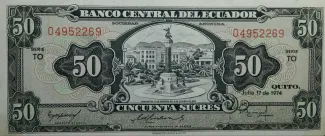 Ecuador 50 Sucres, 1982 image