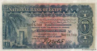 Egypt 1 Pound, 1924 image