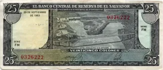 El Salvador 25 Colones, 1994 image