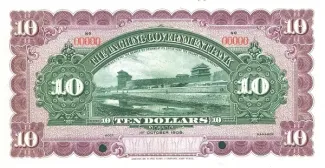 Empire of China 10 Dollars, 1909 reverse