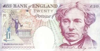 England 20 Pounds - Elizabeth II, 1993-2000 reverse