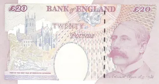 England 20 Pounds - Elizabeth II, 1999-2007 reverse