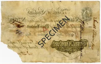 England 300 Pounds, 1807-1829 reverse