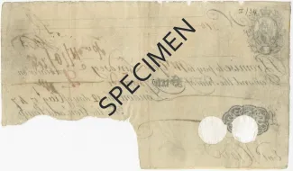 England 60 Pounds, 1747 reverse