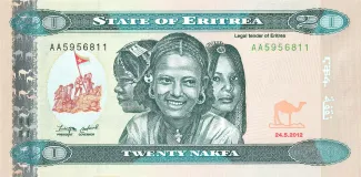 Eritrea 20 Nakfa, 2012 image