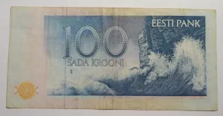 Estonia 100 Krooni, 1991-1992 reverse