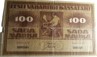 Estonia 100 Marka, 1919 image