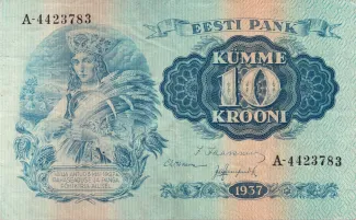 Estonia 10 Krooni, 1940 image