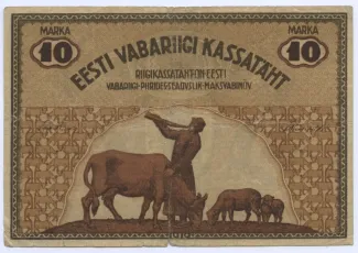 Estonia 10 Marka, 1919 image