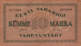 Estonia 10 Marka, 1922 image