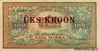 Estonia 1 Kroon, 1923 image