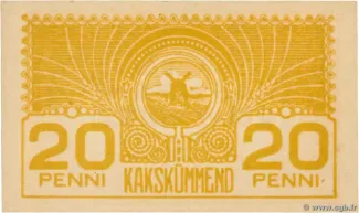 Estonia 20 Penni, 1919 image