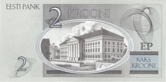 Estonia 2 Krooni, 2006-2007 reverse
