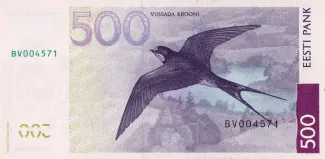 Estonia 500 Krooni, 2007 reverse