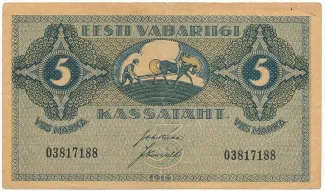 Estonia 5 Marka, 1919 image