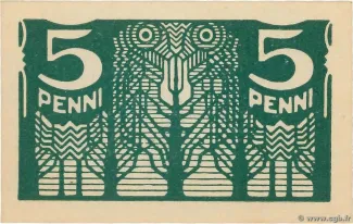 Estonia 5 Penni, 1919 image
