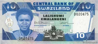 Eswatini 10 Emalangeni, 1986 image