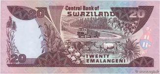 Eswatini 20 Emalangeni, 1990-1992 reverse
