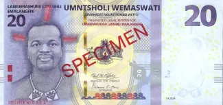 Eswatini 20 Emalangeni, 2024 image