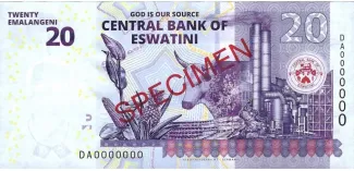 Eswatini 20 Emalangeni, 2024 reverse