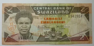 Eswatini 2 Emalangeni, 1987 image