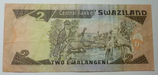 Eswatini 2 Emalangeni, 1987 reverse