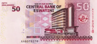 Eswatini 50 Emalangeni, 2018 reverse