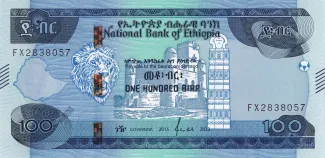 Ethiopia 100 Birr, 2015 image