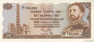 Ethiopia 20 Birr, 1956 image