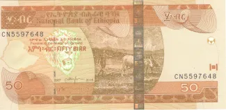 Ethiopia 50 Birr, 2007 image