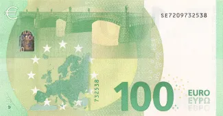 Eurozone 100 Euros, 2019 reverse