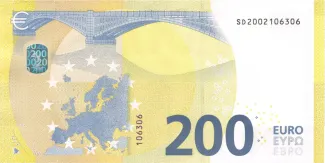Eurozone 200 Euros, 2019 reverse
