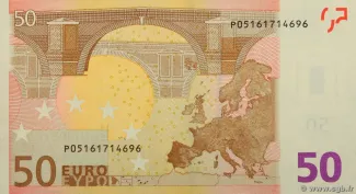 Eurozone 50 Euro, 2002-2016 reverse