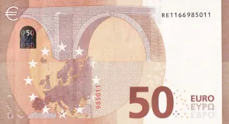 Eurozone 50 Euros, 2017-2019 reverse