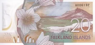 Falkland Islands 20 Pounds - Charles III, 2025 reverse