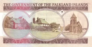 Falkland Islands 20 Pounds - Elizabeth II, 1984 reverse