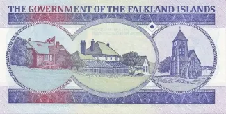 Falkland Islands 50 Pounds - Elizabeth II, 1990 reverse