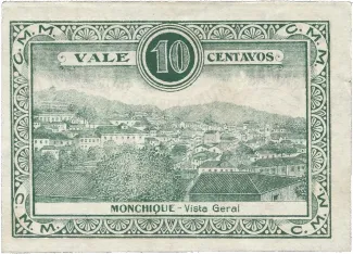 Faro, District of 10 Centavos,  reverse